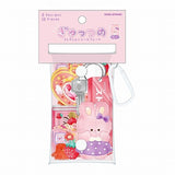 Pink Bunny Flake Sticker Gyutsume Keychain