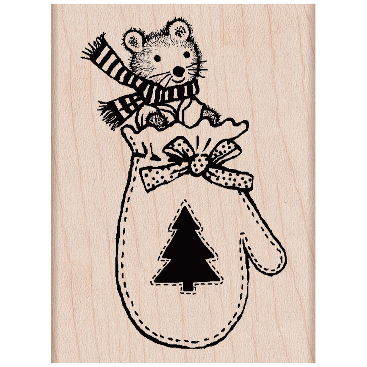 Mitten Mouse Stamp