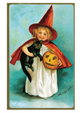 Halloween Postcard Box - 36 Unique Vintage Postcards