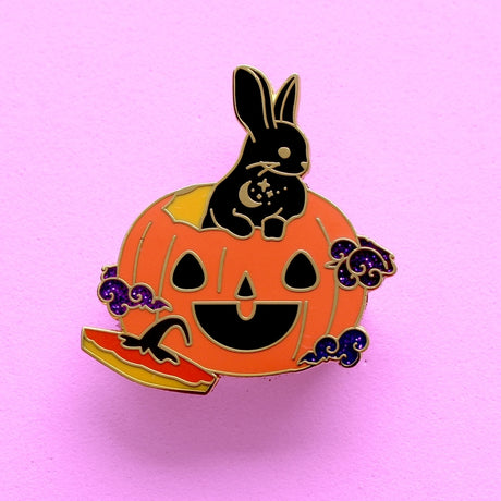 Halloween Rabbit Enamel Pin – Halloween Collection