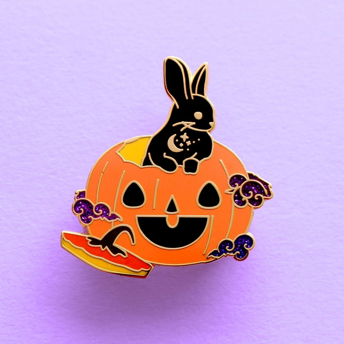 Halloween Rabbit Enamel Pin – Halloween Collection