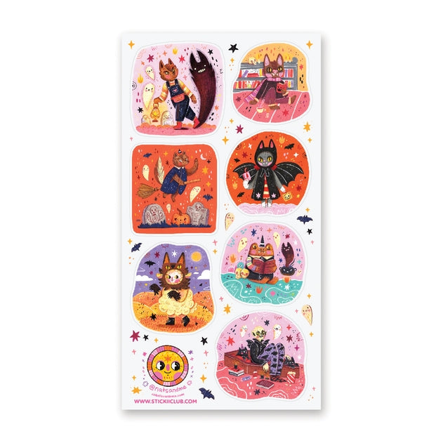 Halloween Town Sticker Sheet