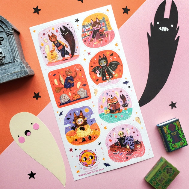 Halloween Town Sticker Sheet