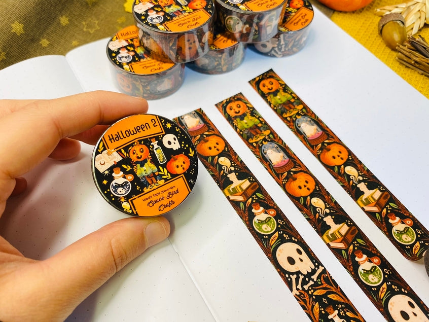 Cinta washi de Halloween