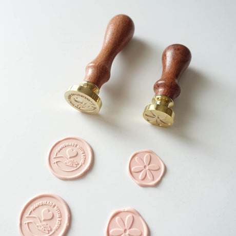 Handmade with Love Wax Seal Stamp with Handle