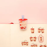 Happy Boba Acrylic Clip