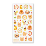 Happy Breakfast Foods Sticker Sheet