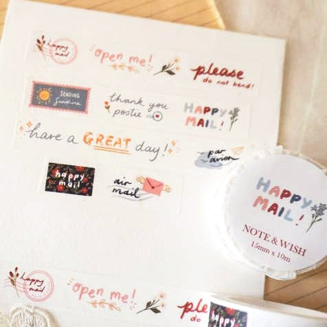 Note & Wish Happy Mail Washi Tape