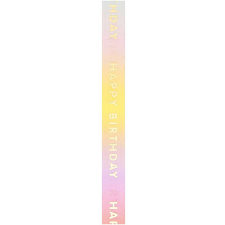 Happy Birthday Rainbow Washi Tape