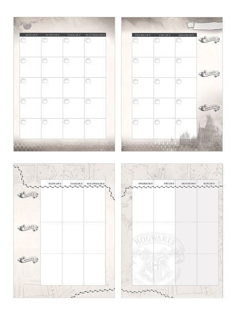 Harry Potter Hogwarts At Night Planner