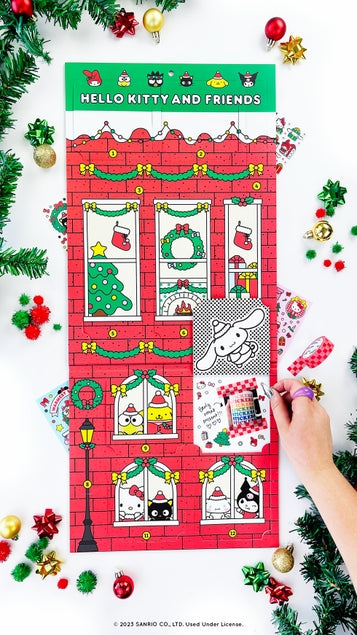 Pipsticks Hello Kitty and Friends Christmas Sticker Advent