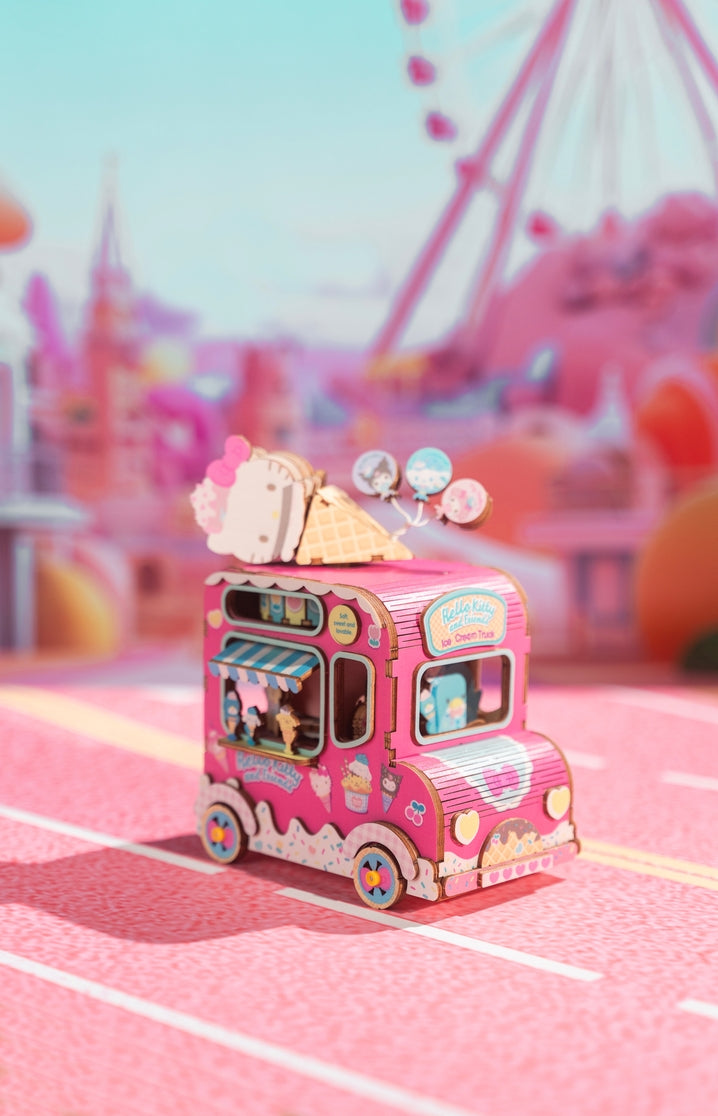 Hello Kitty® And Friends Ice Cream Truck | 3D Wooden Music Box Puzzle