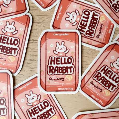 Hello Rabbit Sticker