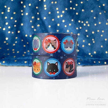 Holiday Cats Washi Tape