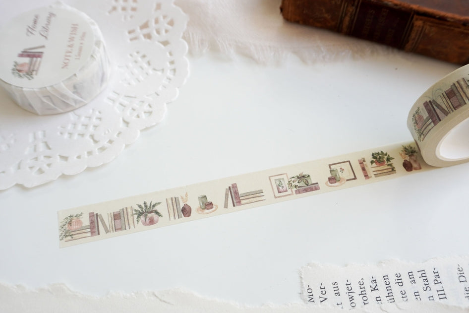 Home Library Washi Tape