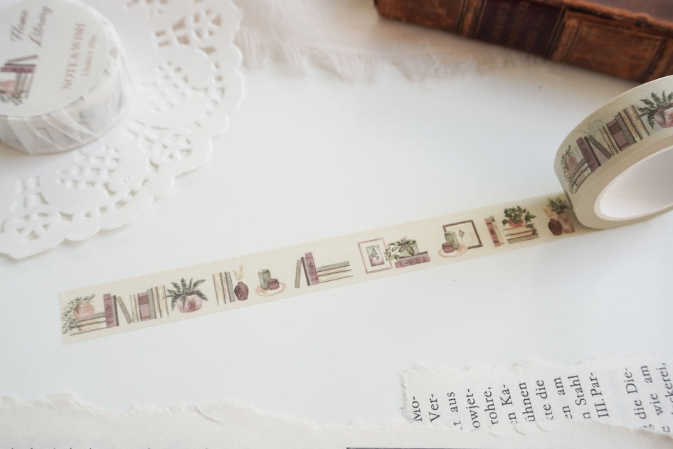 Home Library Washi Tape