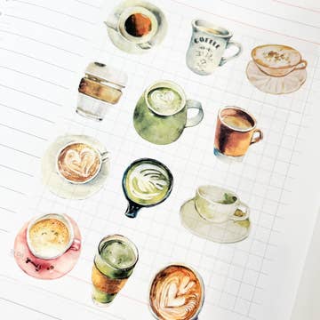 I Love Coffee Washi Tape