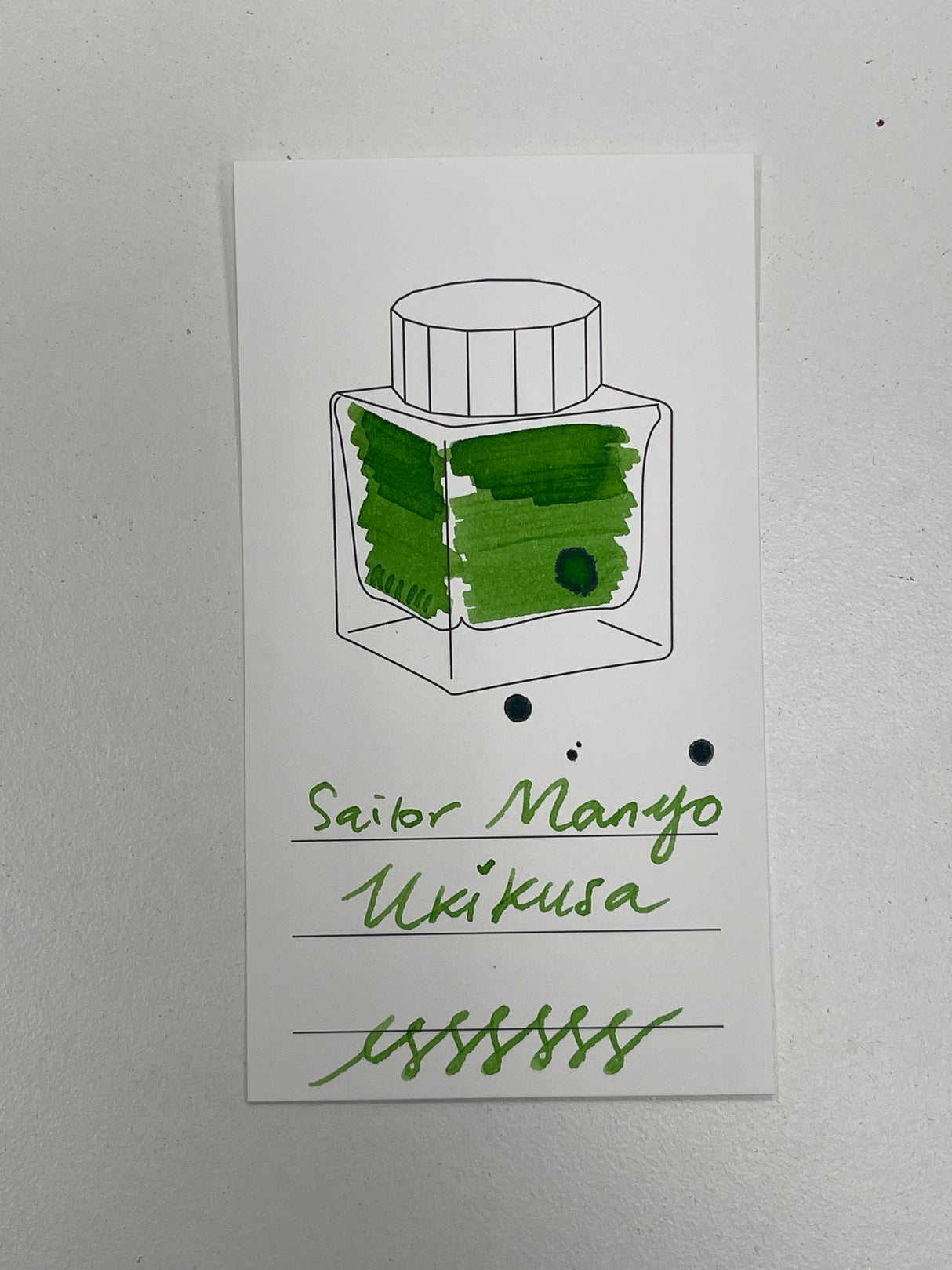 Sailor Manyo Ink - Ukikusa 50ml