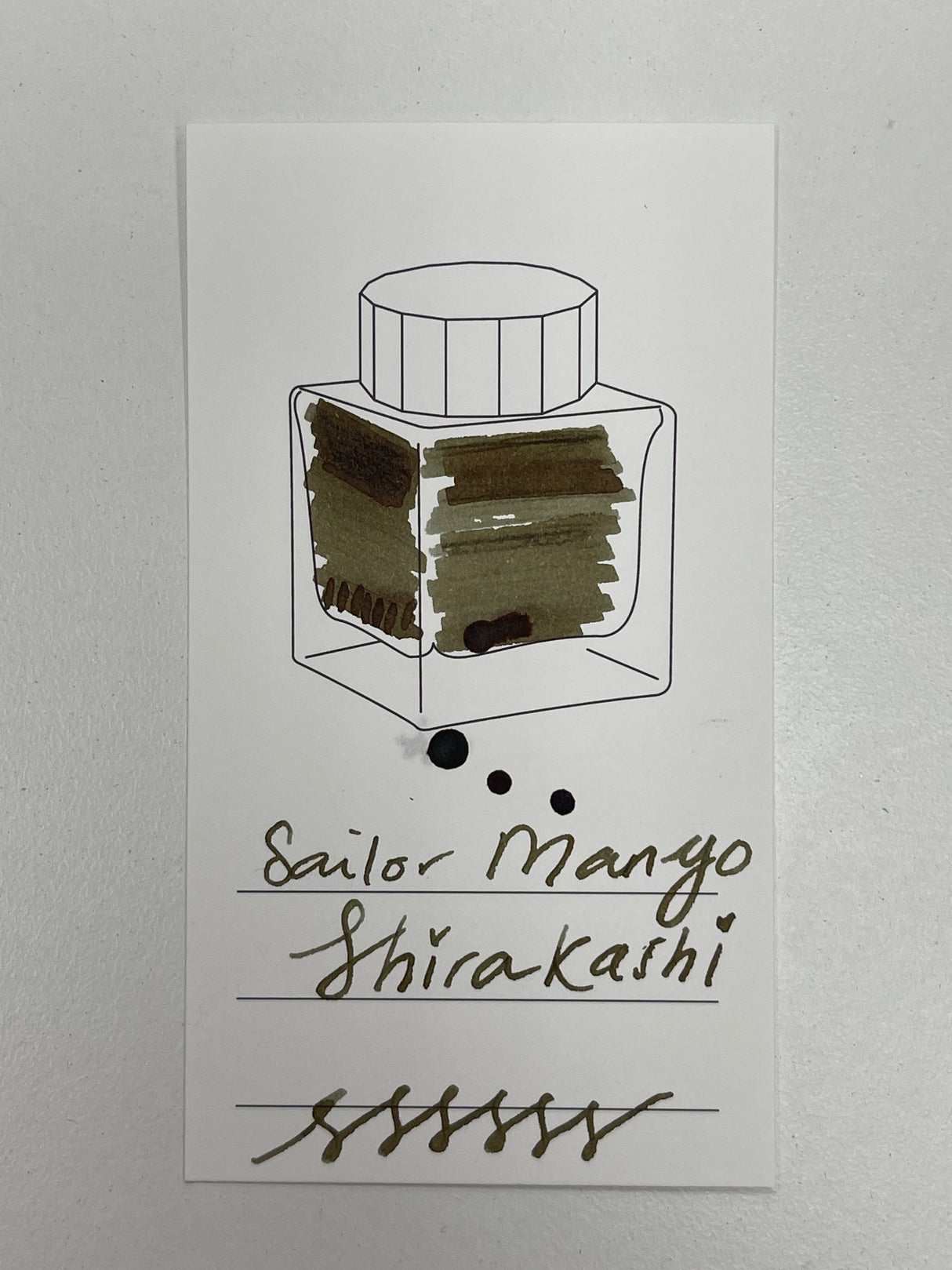 Sailor Manyo Ink - Shirakashi 50ml