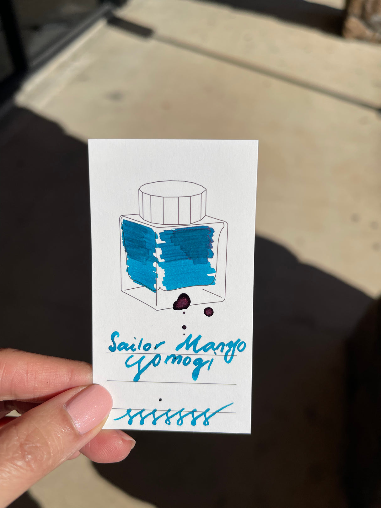 Sailor Manyo Ink - Yomogi 50ml