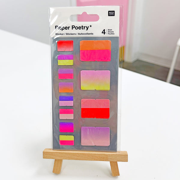 Index Pink Sticker Sheet Set