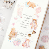 IRIDE Bear PET Sticker - 3 sheets