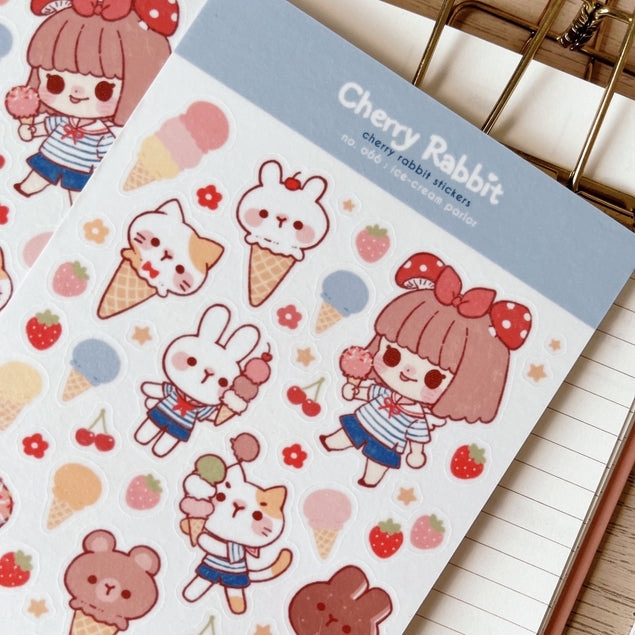 Ice Cream Sticker Sheet