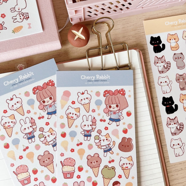 Ice Cream Sticker Sheet