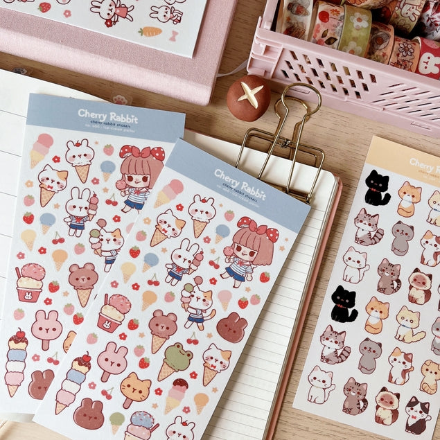 Ice Cream Sticker Sheet