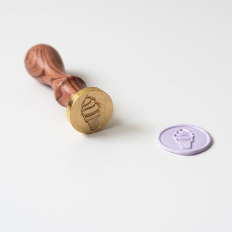 Ice Cream Cone Wax Seal Stamp