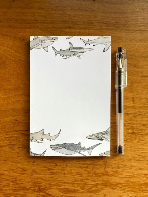 Illustrated Shark Notepad