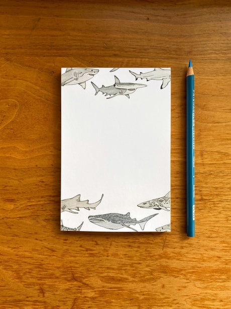 Illustrated Shark Notepad