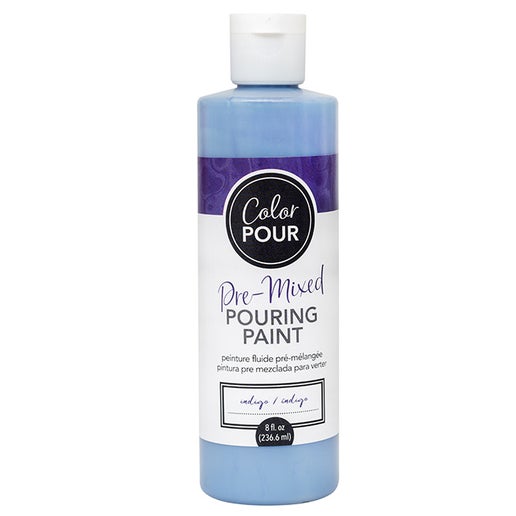 50% OFF - Indigo Color Pour Pre-Mixed Paint 8oz