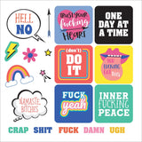 Inner F*cking Peace Sticker Book