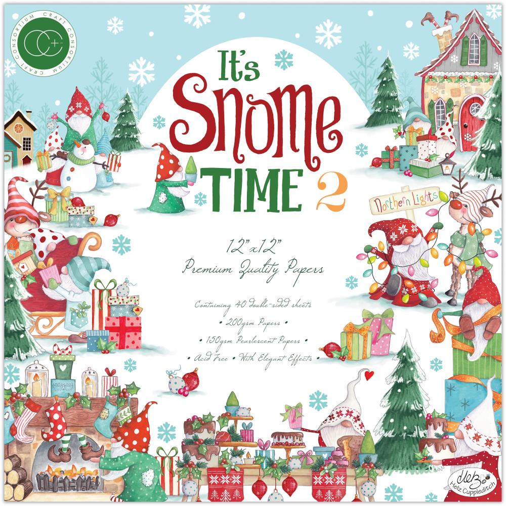 It's Snome Time 2 Paper Pad 12"X12" 40/Pkg