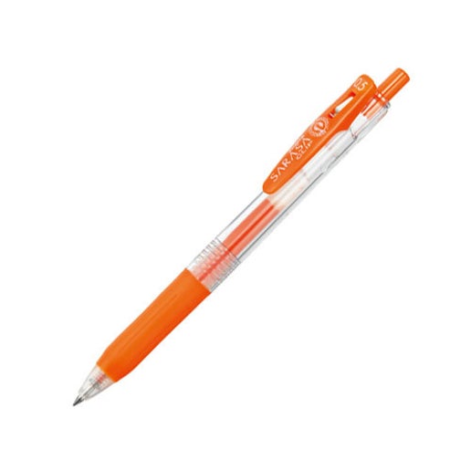 Bolígrafo de gel Zebra Sarasa 0,5 mm naranja