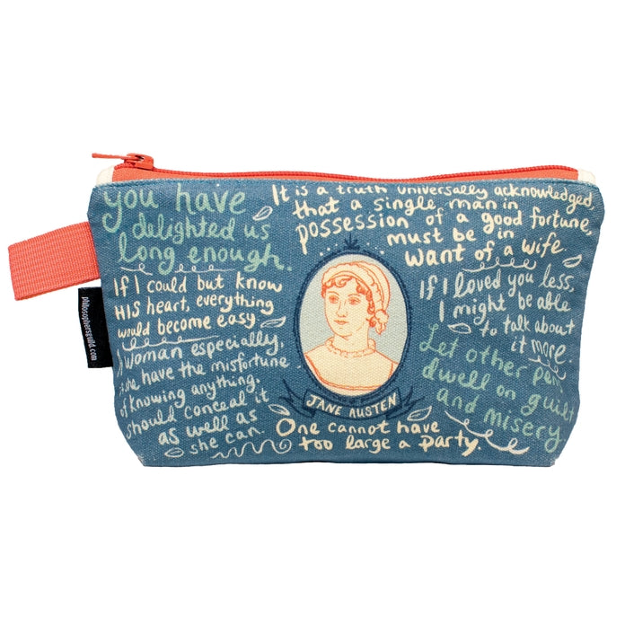 Jane Austen Zipper Bag