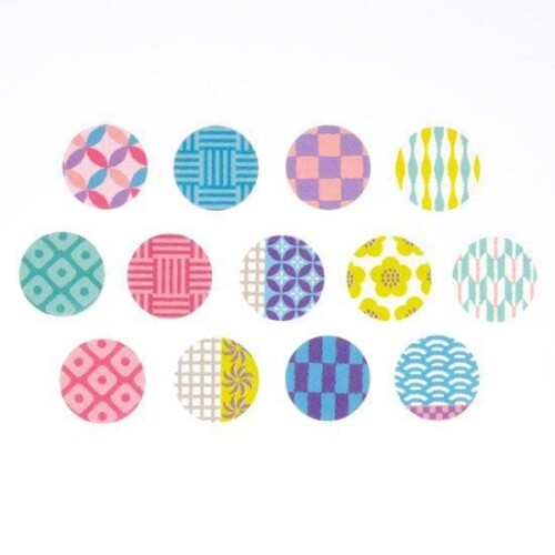 Japanese Pattern Utsukushi Masking Roll Sticker Bande Washi Tape (150 pieces)