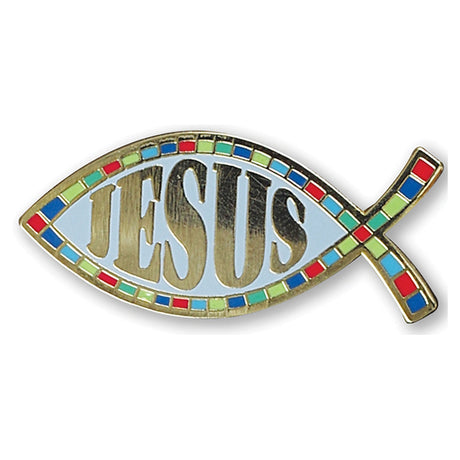 Jesus Fish (Ichthys) Hard Enamel Pin