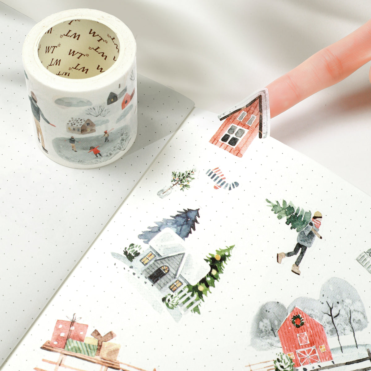 Jolly Days Washi Tape Sticker Set