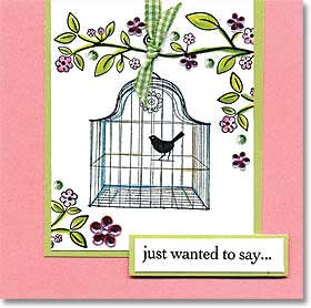 Birdcage Stamp