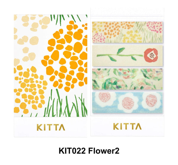 KITTA Flower 2 Washi Tape