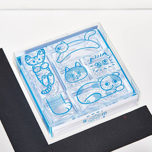 KORI JIRUSHI Crystal Clarity Stamp Set- Cat