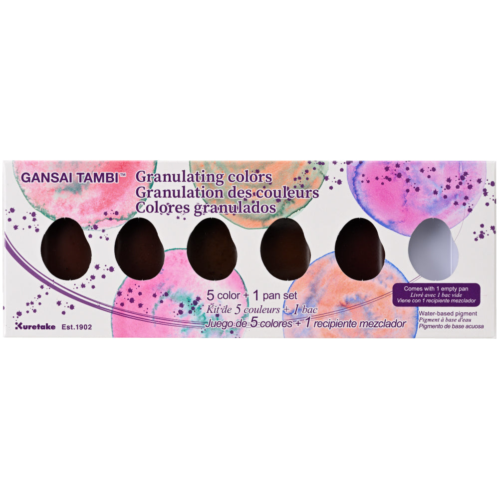 Kuretake Gansai Tambi Watercolor Granulating Colors