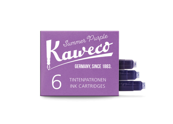 Kaweco 6-Pack Ink Cartridge Summer Purple