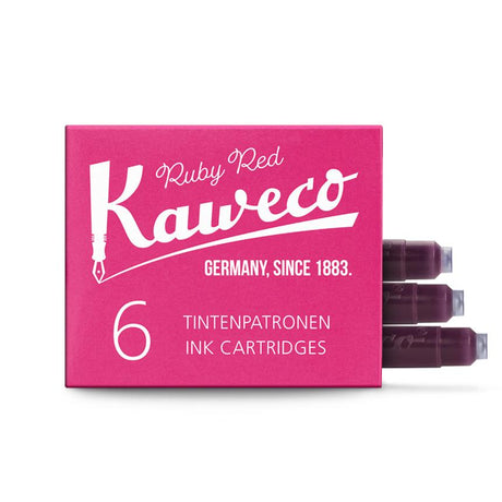 Kaweco Ink Cartridges 6-Pack Ruby Red