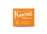 Kaweco Ink Cartridges 6-Pack Sunrise Orange