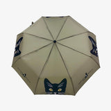 Keep Clam and Meow On Umbrella