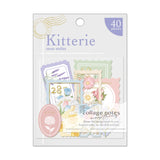 Kitterie Seal Pastel Flower Flake Sticker