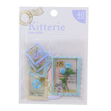 Kittery Seal Pastel Flower Flake Sticker